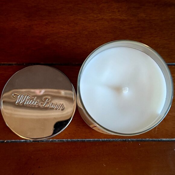 NEW CINNAMON SPICED VANILLA Single Wick Candle 8oz Bath & Body Works - Picture 2 of 3